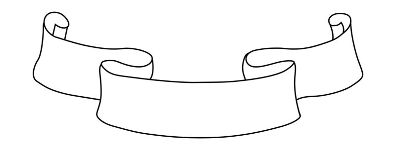 Ленточка трафарет