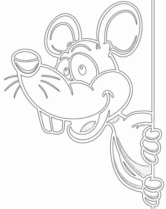 Новогодние мультяшные вырезки на окно