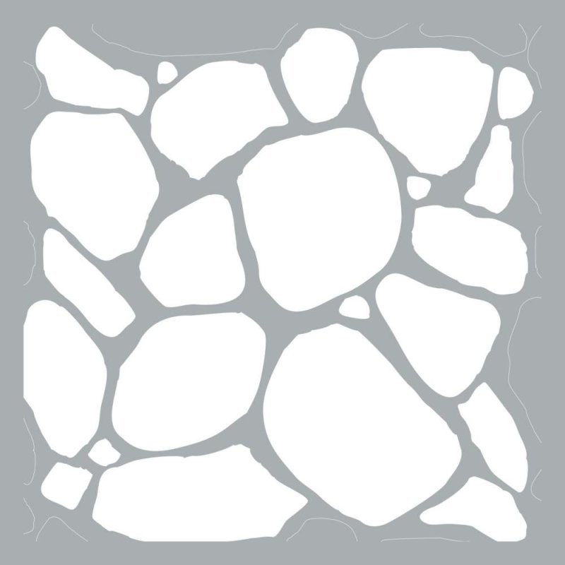 Трафареты камней для декора