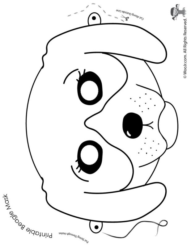 Маска ''собака''