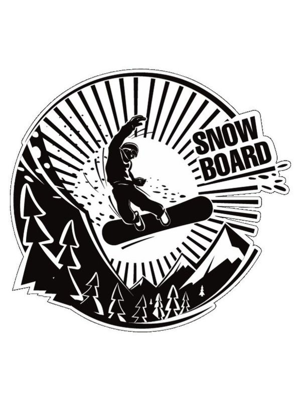 Наклейки на сноуборд