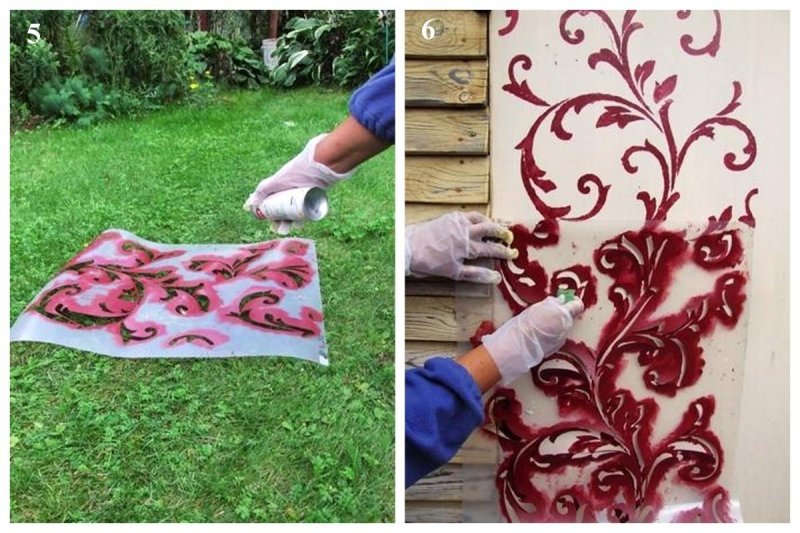 Трафарет для покраски пола