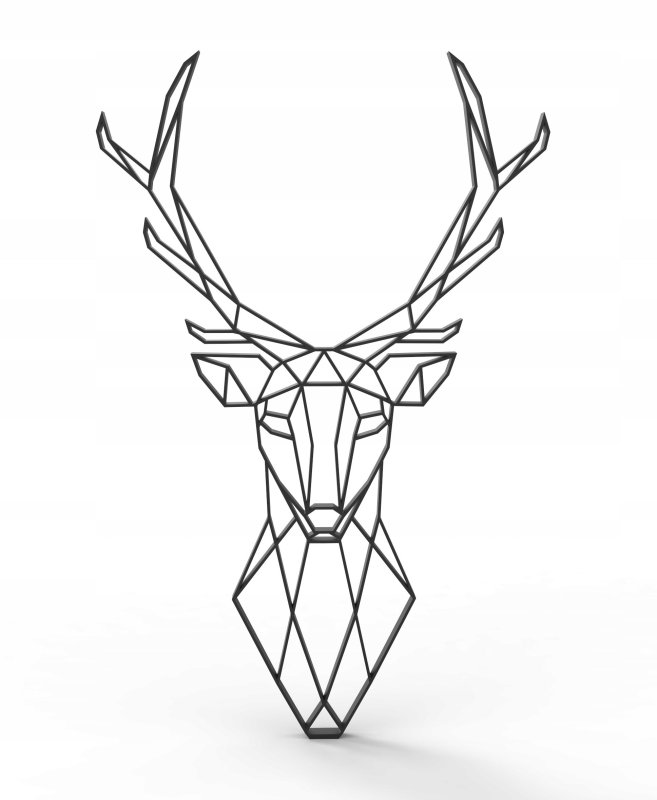 Графический олень
