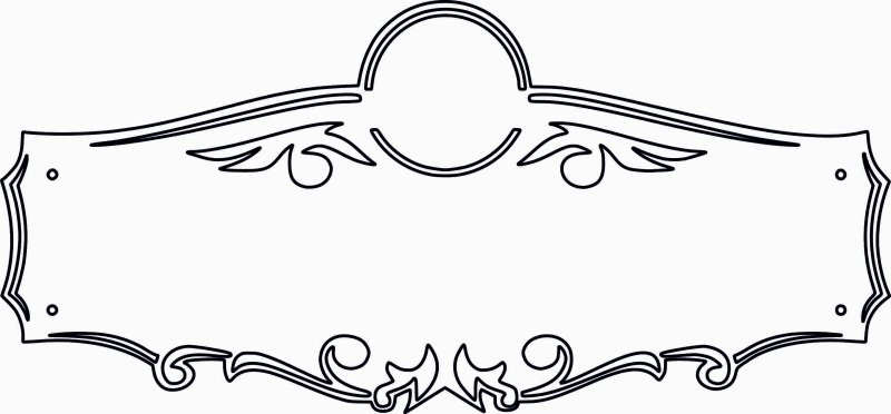 Макет вывески