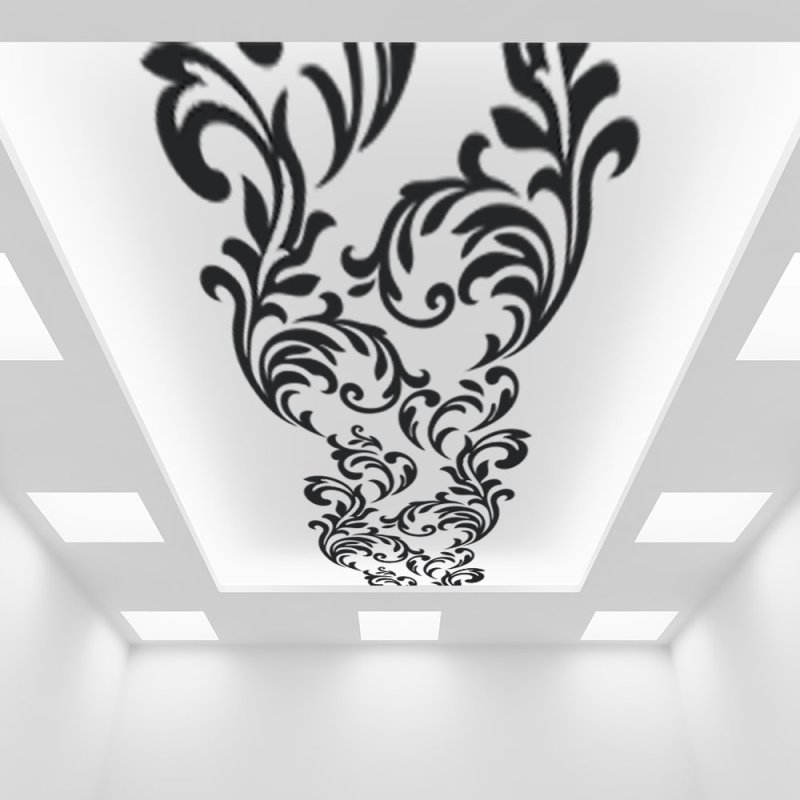 Вензеля на потолке