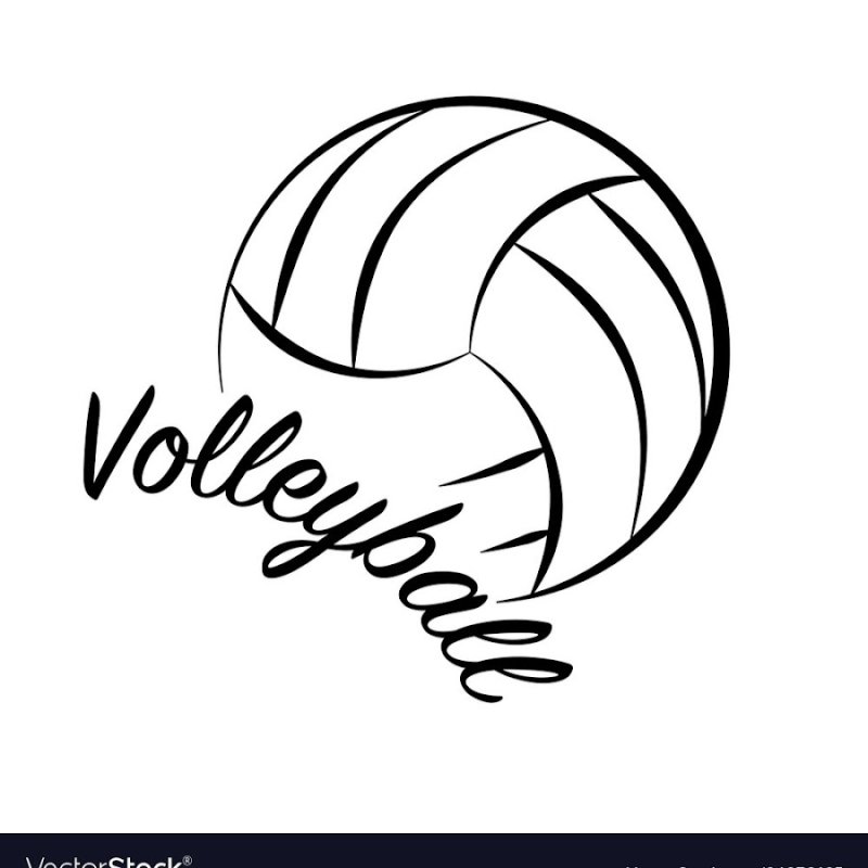 Волейбольный мяч раскраска