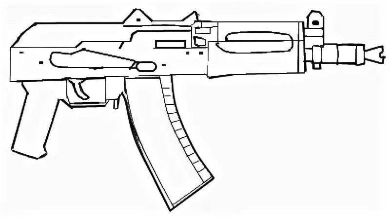 AKS 74u чертеж