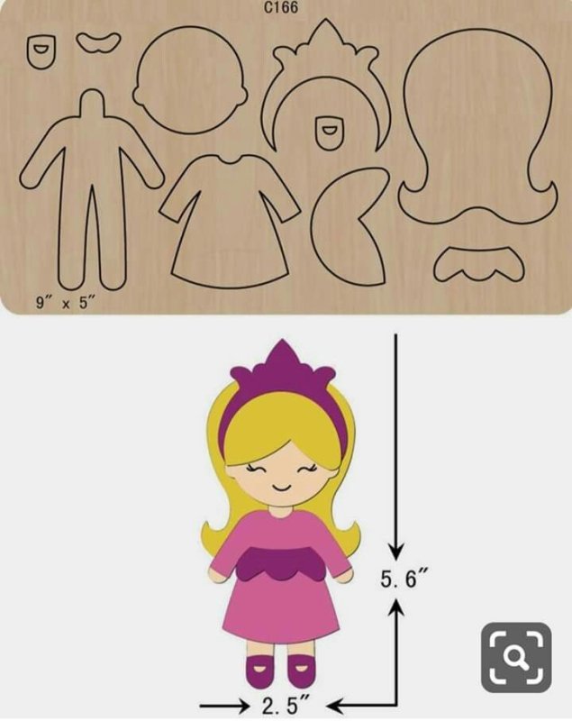 Куколка из фетра выкройка