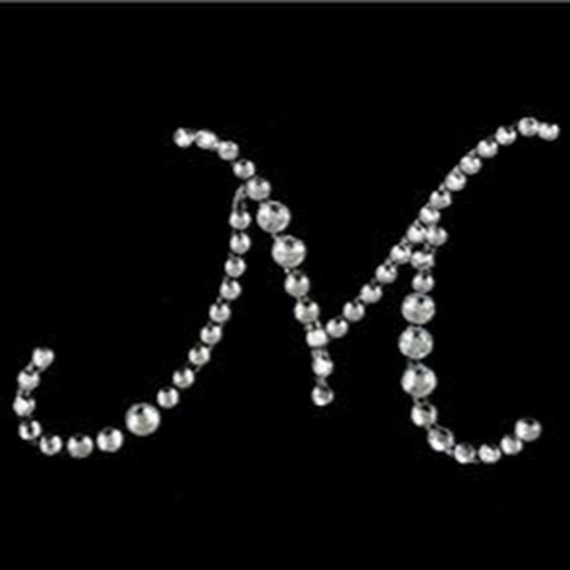 Красивые буквы из страз