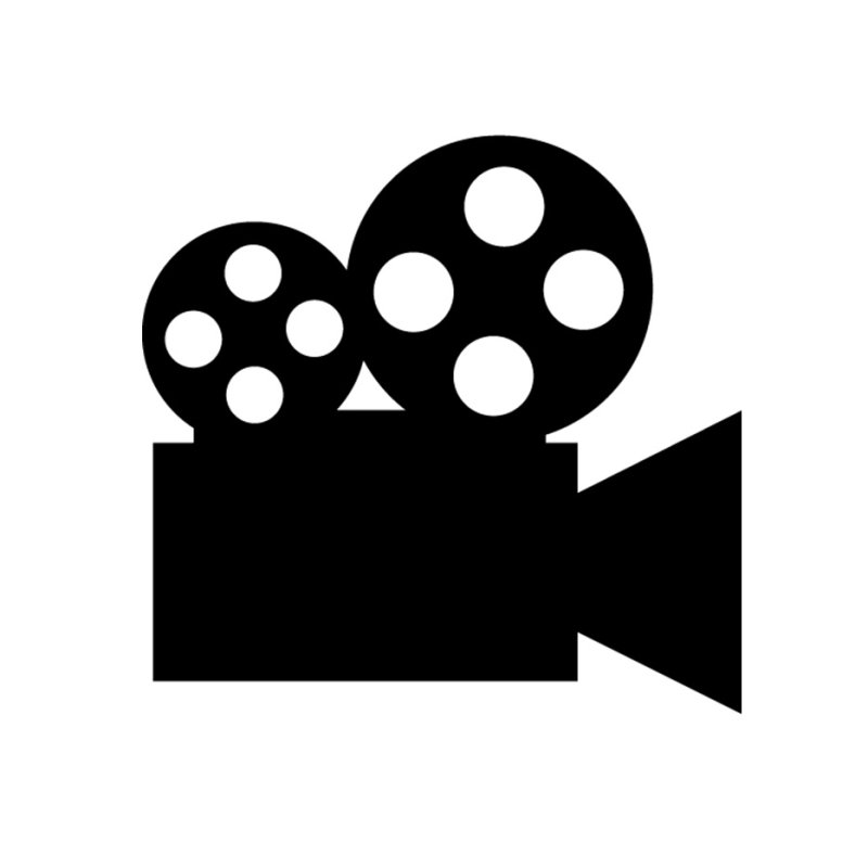 Кинокамера трафарет