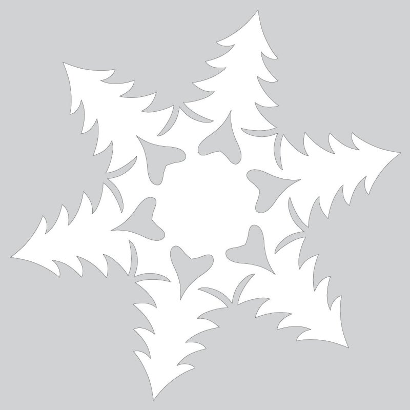 Снежинки для распечатки