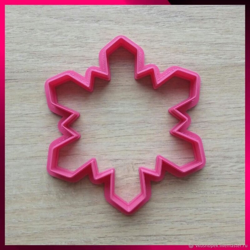 Снежинка формочка