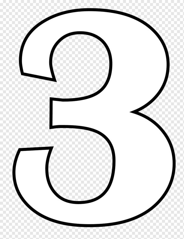 Картинки для раскрашивания цифры