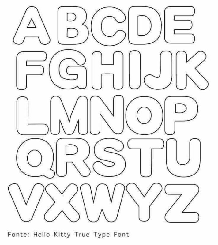 Трафарет Алфавитный