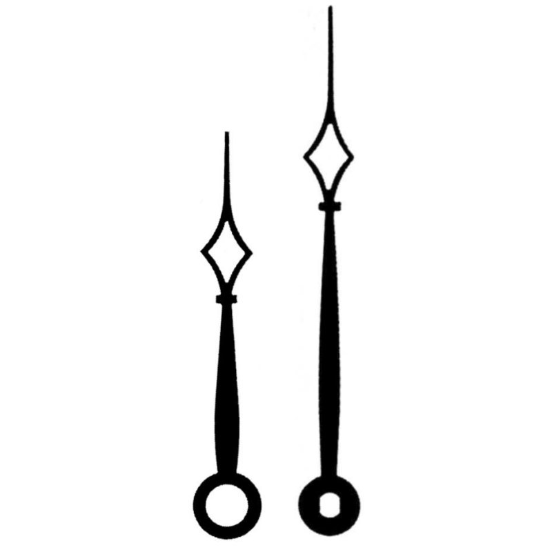 Трафарет стрелок для часов