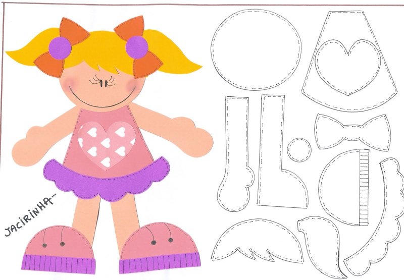 Шаблоны для детских аппликаций