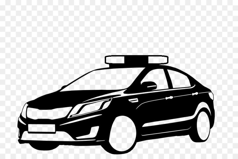 Автомобиль полиции вектор