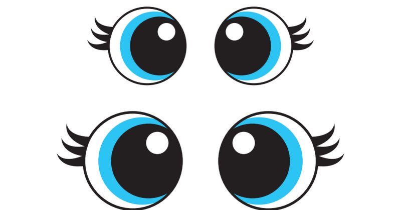 Трафареты глаз для поделок