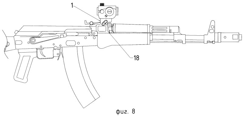 АК 47 сбоку чертёж