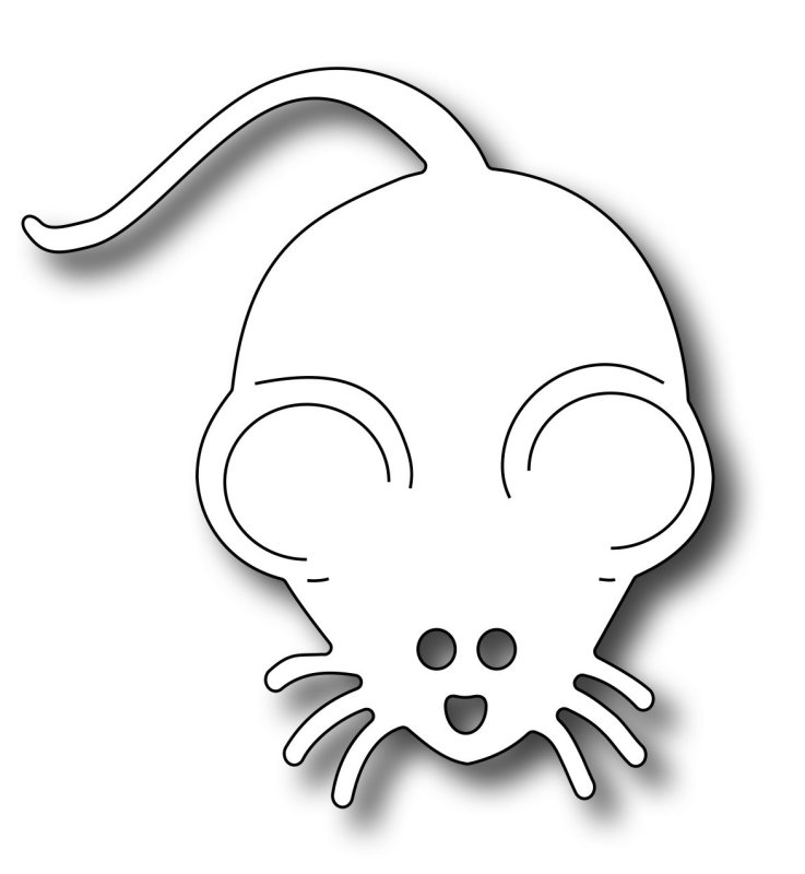 Трафарет мышки