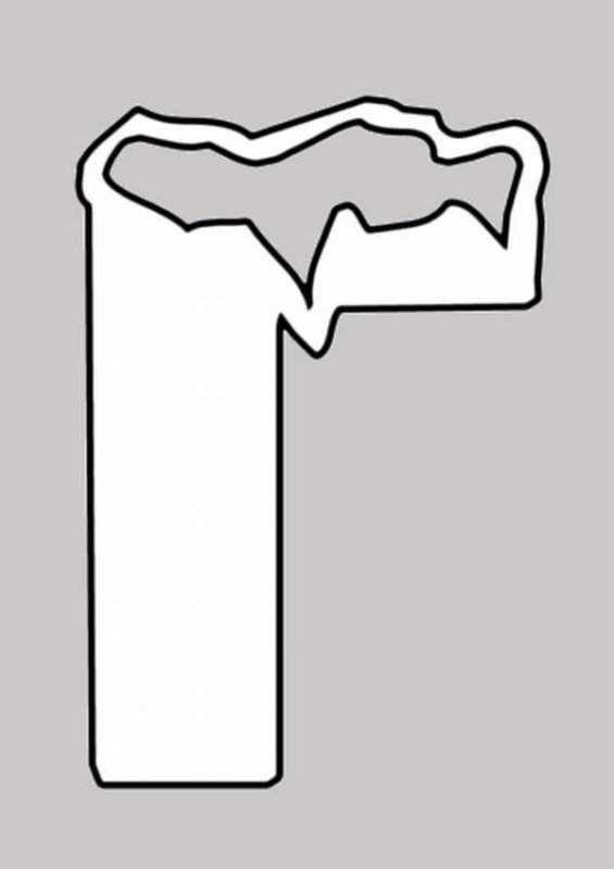 Буква г для вырезки