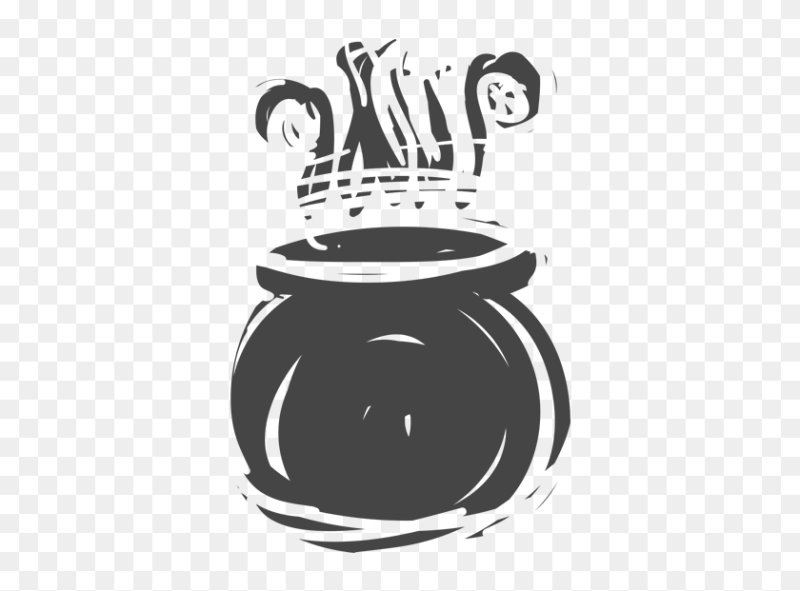 Ведьмин котел силуэт