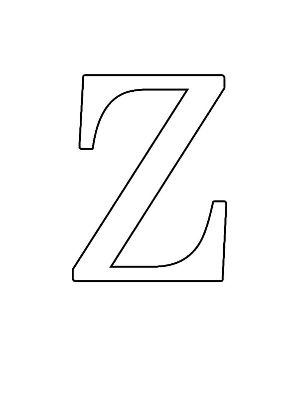 Буквы шаблоны для распечатки