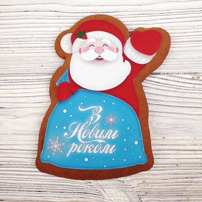 Имбирный пряник: «дед Мороз»