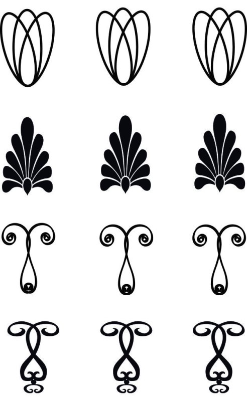 Трафарет для шоколадного декора