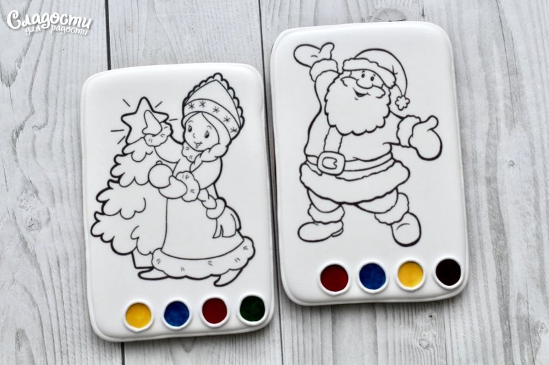 Имбирный пряник раскраска