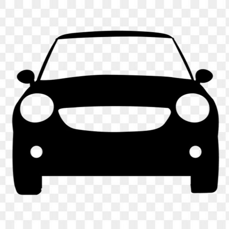 Машинка спереди вектор