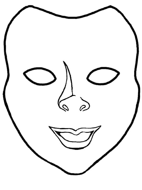 Маска раскраска