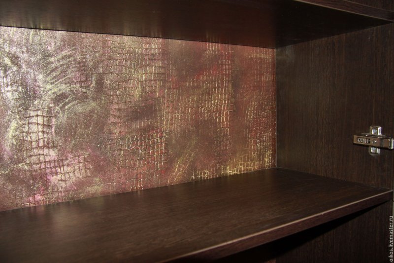 Декоративная штукатурка под змеиную кожу