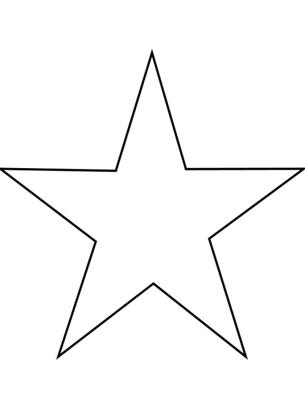 Звёздочки трафареты для вырезания