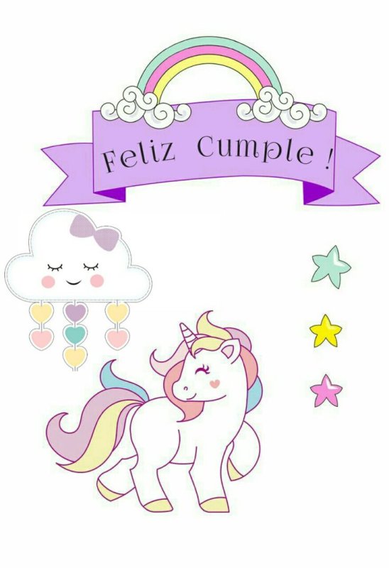 Фоторамка в стиле единорожек