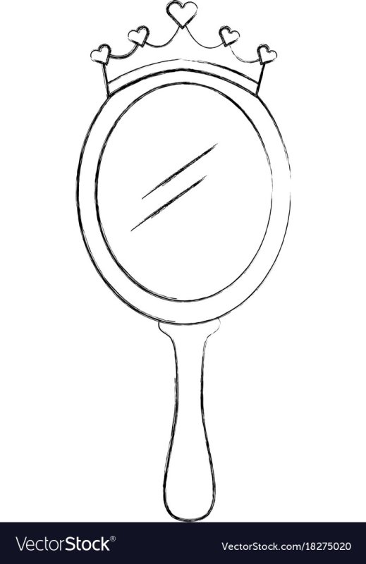 Зеркало для раскрашивания для детей