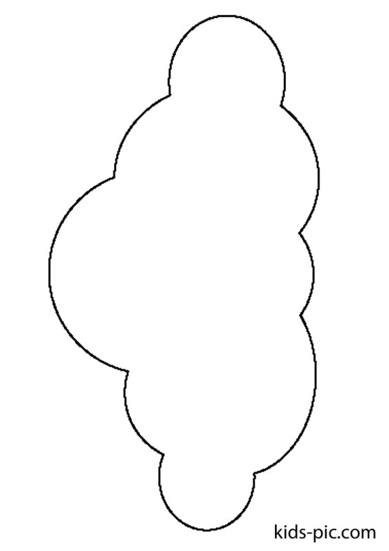 Облака шаблоны для вырезания