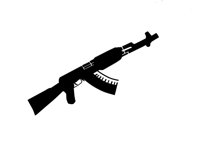 Автомат Калашникова АК-47 вектор