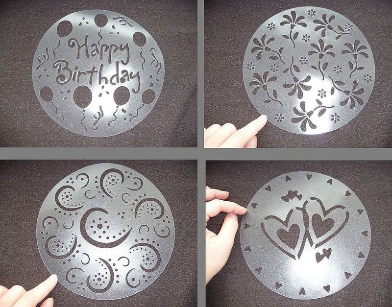 Рисунок на торт трафарет