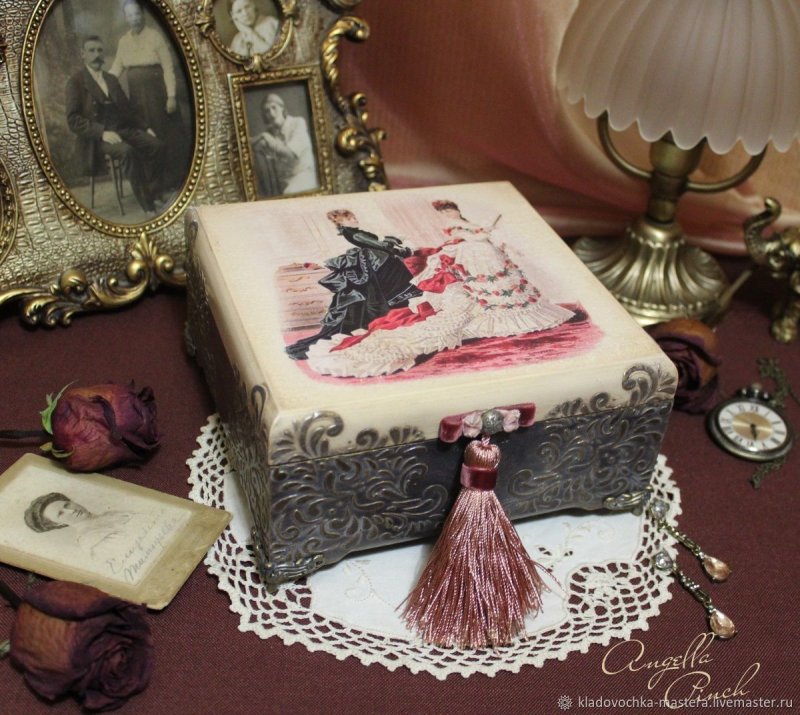 Декупаж шкатулки