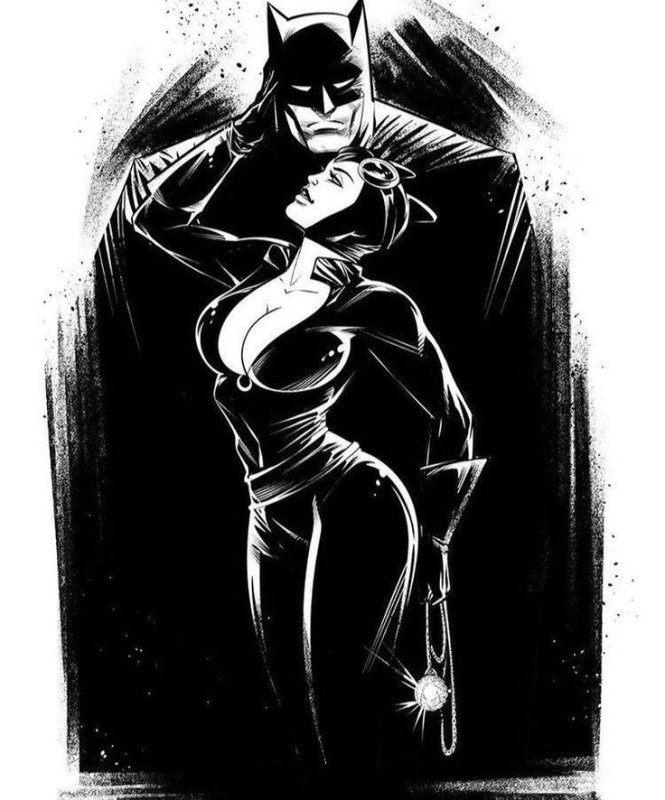 Batman and Catwoman