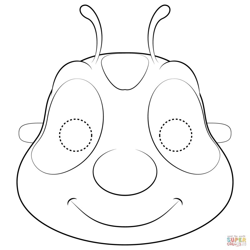 Мордочка гусеницы