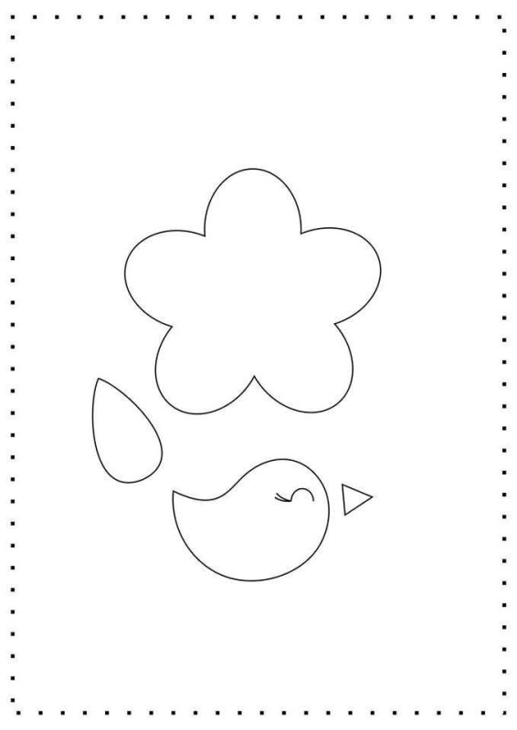 Выкройки для мобиля из фетра