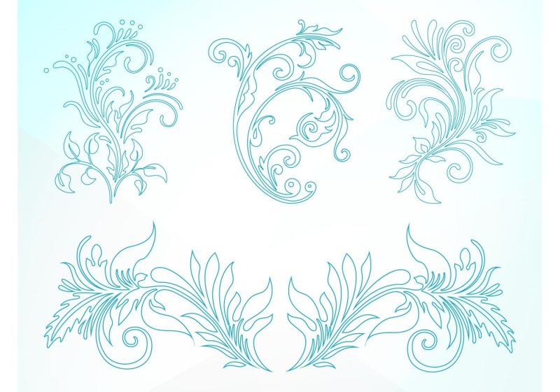 Зимние узоры рисунки