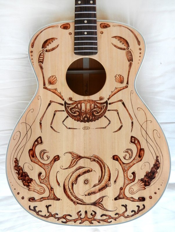 Выжигание на гитаре