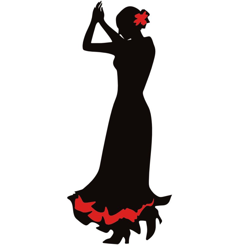 Силуэт цыганки