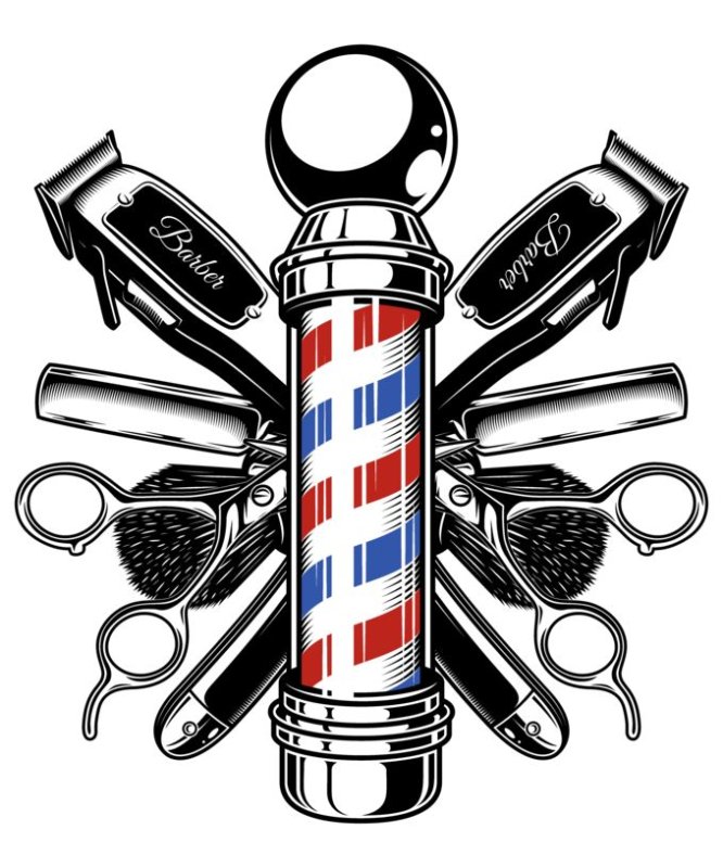 Стикеры для барбершопа