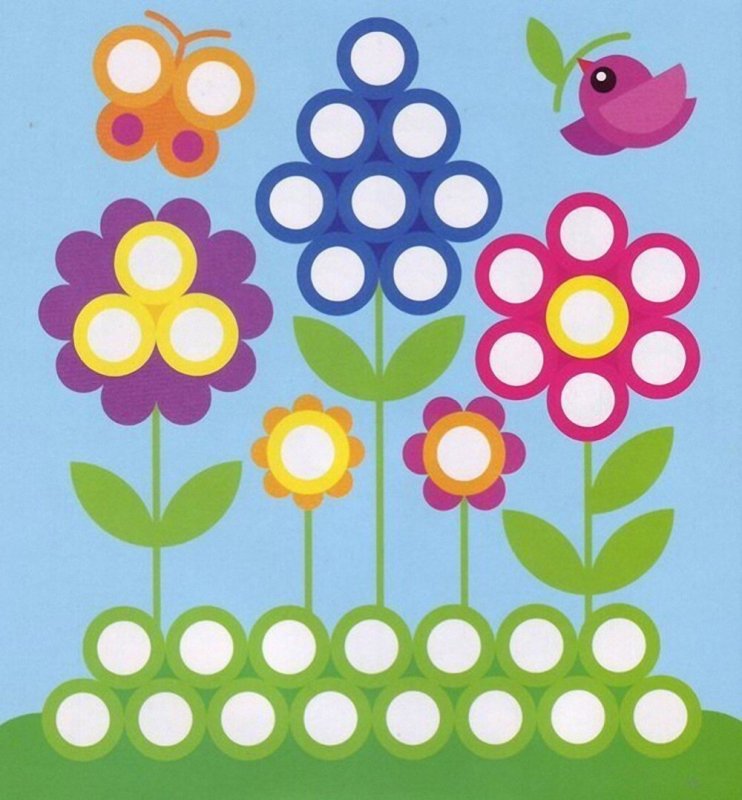 Бабочка пластилиновые заплатки для малышей