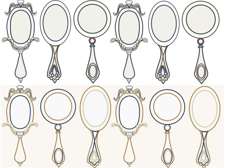 Зеркало рисунок