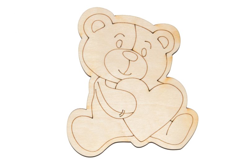 Трафарет мишка для пряников